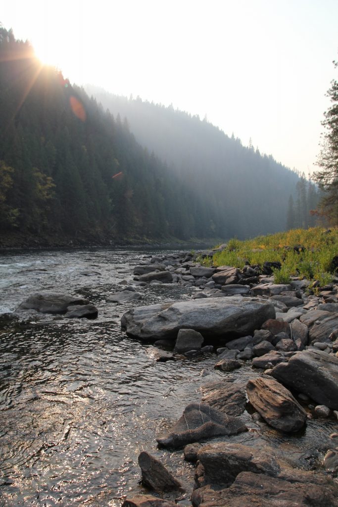 Selway River in the fall