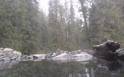 Weir Creek hot springs along Highway 12 in northern Idaho is a great place to have a cookout with your Rolla Roaster!