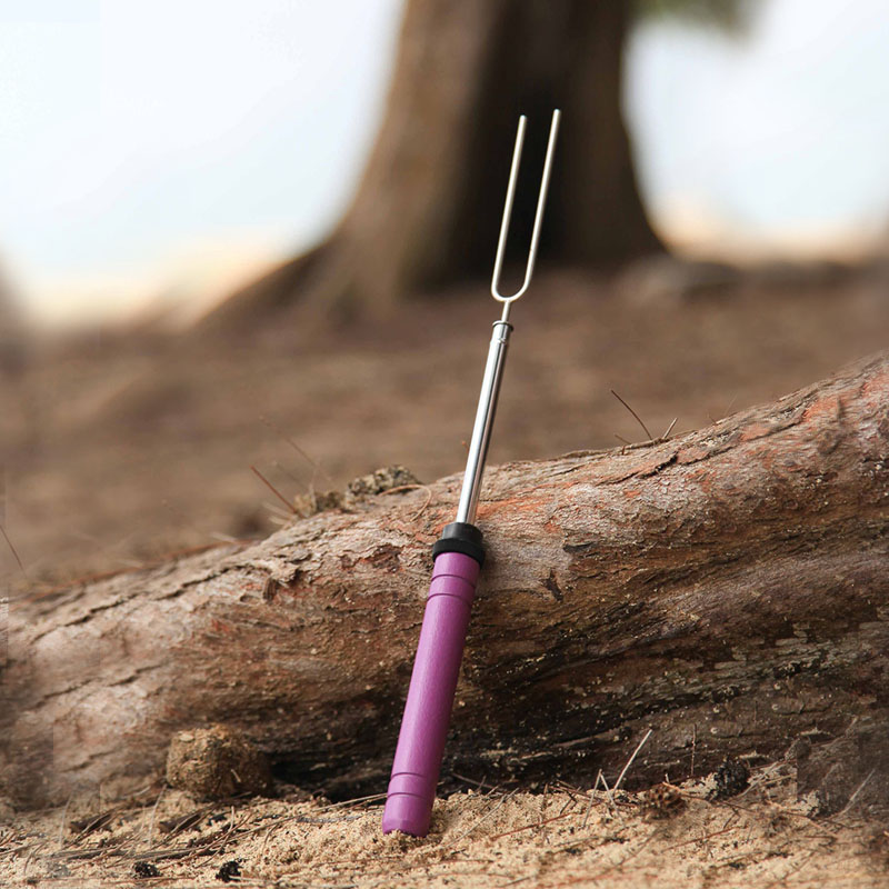 lavender camping fork purple camping fork